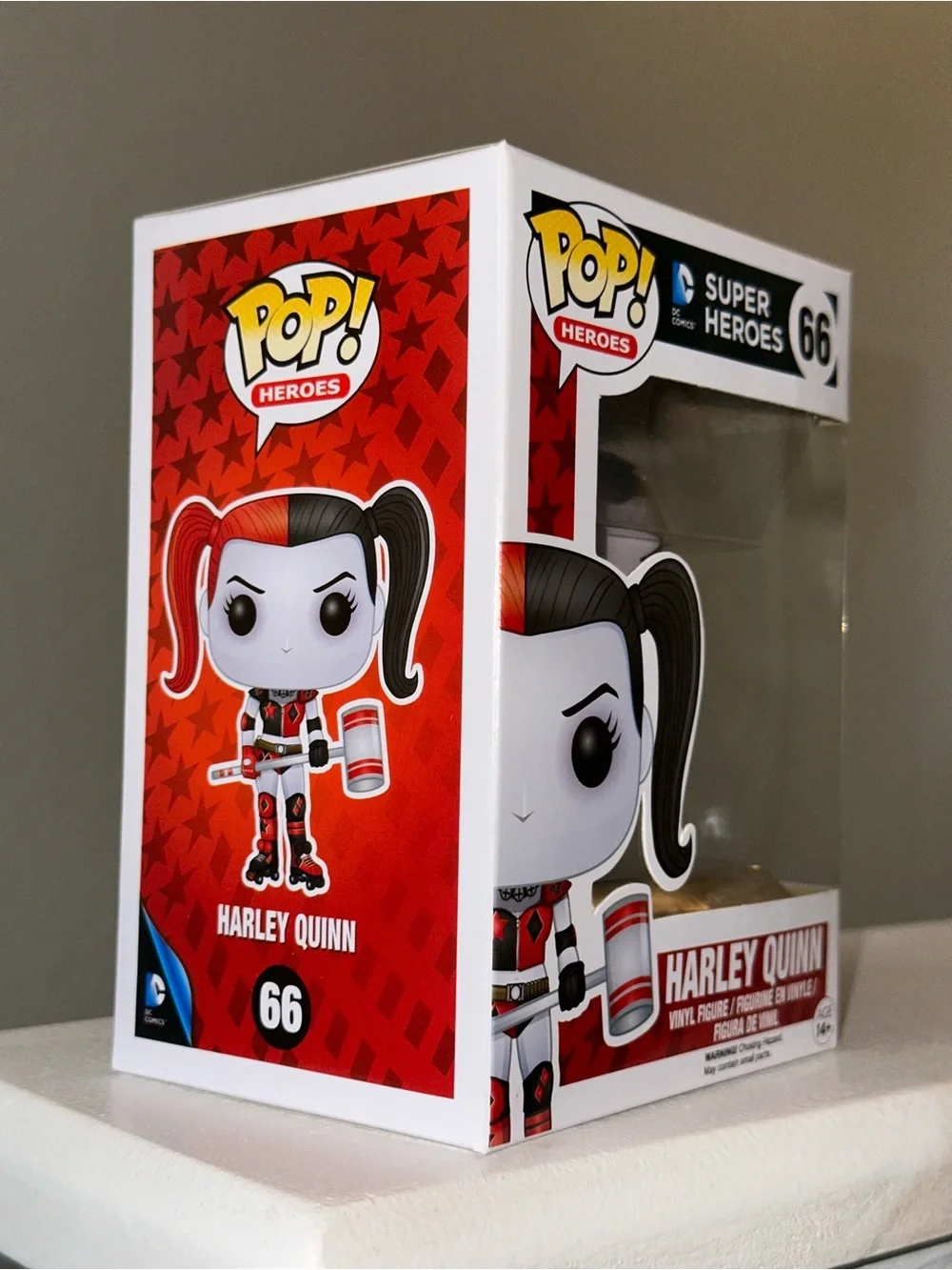 FUNKO POP! HEROES HARLEY QUINN #66 NIB VAULTED